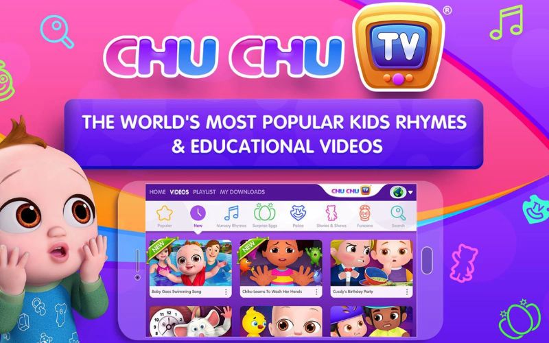 Phần mềm học tiếng Anh cho bé ChuChu TV Lite